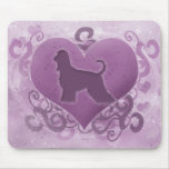 Purple Afghan Hound Valentine