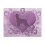 Purple Afghan Hound Valentine