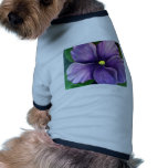 Purple African Violet Doggie Tee Shirt
