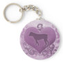 Purple American Bulldog Valentine
