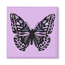 Purple and Black Butterfly