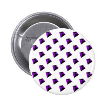 Purple and Black Diamond Shaped Kites Pinback Button