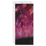 Purple and black flames in Spray Paint rack cards