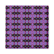 Purple and Black Fractal Pattern