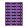 Purple and Black Fractal Pattern