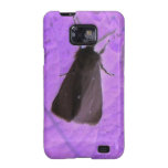 Purple and Black moth Samsung Galaxy S Covers