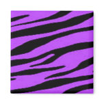 Purple and Black Zebra magnets