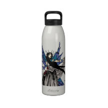 Purple and blue fairy drinking bottles