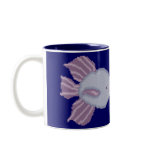 Purple and Violet Kissing Fish Mug