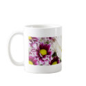 Purple and White Dahlias mugs