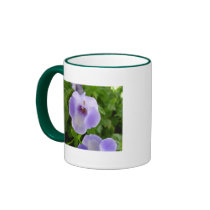 Purple and White Flowers Mug