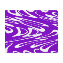 Purple and White Retro Pattern.