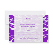 Purple and White Retro Pattern.