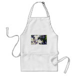 Purple and Whites aprons