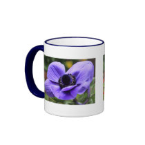 Purple Anemone Coffee Mugs