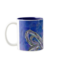 Purple Angel Wings Mug or Cup