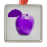 Purple Apple painting Art Ornaments