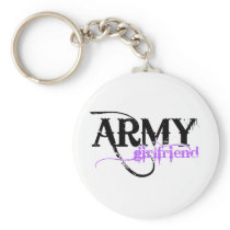 Purple Army Girlfriend Keychain