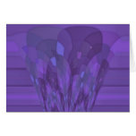Purple Art Deco Style Card