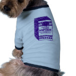 Purple Aspirin Dog Tshirt