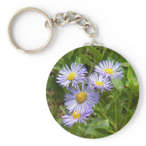 Purple Aster Keychain