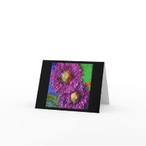 Purple Asters Note Card