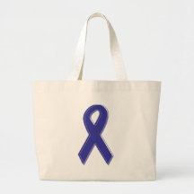 Purple Awareness Ribbon Bag