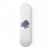 Purple Baby Octopus Custom Skate Board