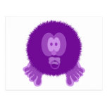 Purple Baby Pom Pom Pal Postcard