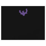 Purple Bat Cartoon. Black Background. Custom flyers