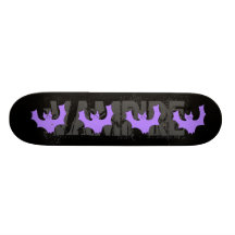 Purple Bat. Skate Boards