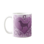 Purple Beagle Valentine Coffee Mug