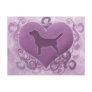 Purple Beagle Valentine