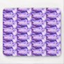 Purple Bird Texture Mouse Pad