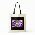 Purple Black Grey Abstract bags