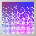 Purple Blocks posters