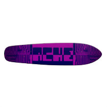 purple-blue ache skateboard