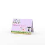 Purple/Blue Bird Thank You Card