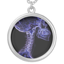 Purple/Blue C-spine necklace