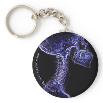 Purple/Blue C-Spine X-ray keychain