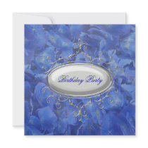 Purple Blue Hydrangea Birthday Party