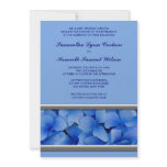 Purple Blue Hydrangea Wedding Invitations