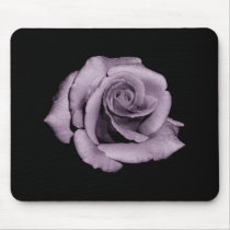 Purple blue lilac rose mousepads