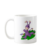 Purple Blumaroo marching through Roo Island mugs