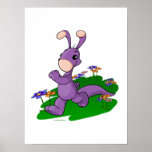 Purple Blumaroo marching through Roo Island posters