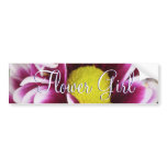 Purple Bouquet Flower Girl bumper stickers