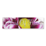 Purple Bouquet Maid Of Honour bumper stickers