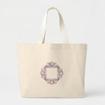 Purple Bow Fractal Art Frame Bags