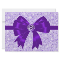 Purple Bow Sparkle Girls 18th Birthday Party