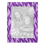 purple branches photoframe post cards